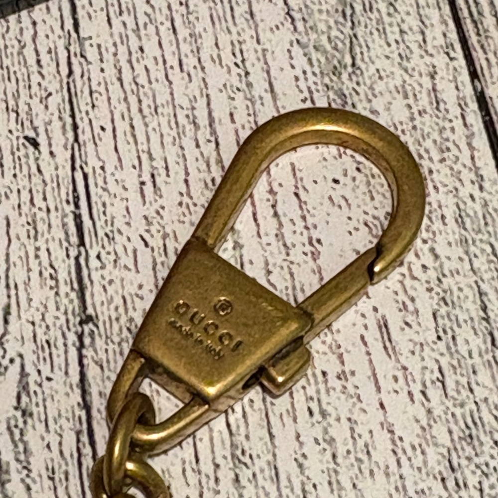 🍒 Authentic Gucci GG Supreme Mini Cheery Chain Bag 🍒 Valentine Bag - Picture 10 of 10
